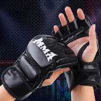 Găng tay đấm bốc hở ngón MMA, găng tay boxing, găng đấm bốc bảo vệ các khớp ngón tay