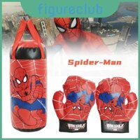 Găng tay đấm bốc trẻ em Disney Marvel Người nhện Đồ chơi Găng tay đấm nhựa màu đỏ Căng thẳng để giảm căng thẳng