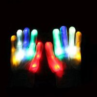 Găng tay đèn LED phát sáng trang trí Halloween viễn