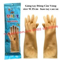 Găng tay Đông Cầu Vòng size M 37cm - bao tay cao su