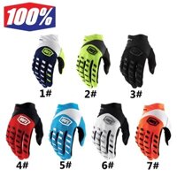 Găng tay đua độ bền 100% Motocross MTB BMX Xe đạp Xe máy Găng tay màn hình cảm ứng toàn màn hình