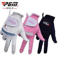 Găng Tay Golf Nữ Vải Mềm - PGM Golf Microfiber Skin Gloves - ST009 - 20 - Màu Trắng