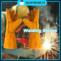 Găng Tay Hàn Da Forge Chống Trơn Trượt / Găng Tay Chịu Nhiệt Cho Hàn Nướng Làm Vườn