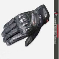 Găng tay Komine GK167 dài ngón gù Carbon cảm ứng điện thoại