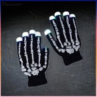 Găng tay LED phenovo Găng tay đèn nhấp nháy đầy màu sắc cho bữa tiệc trang điểm Halloween