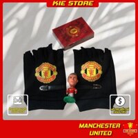 Găng tay len CLB bóng đá Manchester United hở ngón_Kie Store - Shop MU