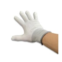 Găng tay len dán phim, dán decal màu trắng