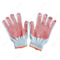 Găng tay len phủ hạt nhựa 80g