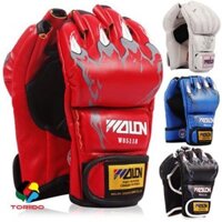 Găng tay MMA - Găng tay boxing hở ngón hiệu WALON