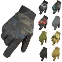 Găng Tay Nam Ngoài Trời Đi Xe Máy Cắm Trại Đi Xe Đạp Găng Tay Full Ngón