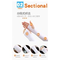 Găng tay nữ Đi xe đạp ngoài trời Lái xe chống nắng Tay áo băng tay