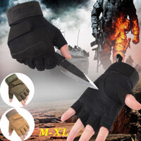 Găng Tay Nửa Ngón Chiến Thuật Bảo Vệ Khi Chạy Xe Đạp / Leo Núi / Nhảy Múa / Hoạt Động Ngoài Trời Họa Tiết Rằn Ri Quân Đội