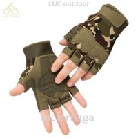 Găng Tay Nửa Ngón Phong Cách Quân Đội Cho Nam