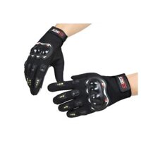 Găng tay phượt Sports cao cấp dài tay, găng đi xe máy có gù bảo vệ - Đen