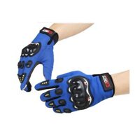 Găng tay phượt Sports cao cấp dài tay, găng đi xe máy có gù bảo vệ - Xanh