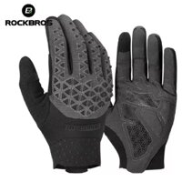 Găng tay ROCKBROS S275 che toàn bộ ngón tay có đệm lòng bàn tay SBR chống sốc/ chống mòn/ chống gió dùng đi xe đạp