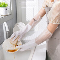 Găng tay rửa bát cao su cho nam, chống nước và bền, găng tay giặt đồ gia đình cho nữ, găng tay bếp mỏng mùa hè