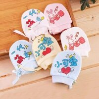 Găng Tay Sơ Sinh Cotton Nguyên Chất Thu Đông 0-7 Tháng Tuổi Cho Bé Găng Tay Bảo Vệ Mặt Xuân Thu Mỏng Cho Bé
