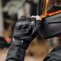 Găng tay Suomy SU12H cụt ngón cao cấp xe máy ver2.0