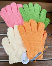 GĂNG TAY TẮM MASSAGE VÀ TẨY TẾ BÀO CHẾT THE BODY SHOP (1 ĐÔI 2 CHIẾC).