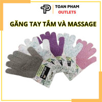 Găng tay tắm massage và tẩy tế bào chết Ebelin nội địa Đức mix màu