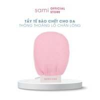 Găng tay tắm tẩy tế bào chết body Miscare vải sợi viscose cao cấp an toàn cho da