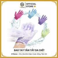 Găng Tay TắmSHome Bao Tay Tẩy Tế Bào Chết, Chống Trượt, Dưỡng Ẩm Cho Da Khi Tắm - SH25