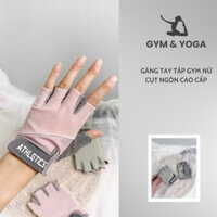 Găng Tay Tập Gym Nam Nữ Xỏ Ngón ATHLETICS, Bao Tay Gym Thể Thao, Tập Tạ, Đu Xà, Da Lộn Kết Hợp Vải Lưới Thoáng khí GT02