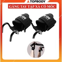 Găng tay tập xà có móc hỗ trợ kéo xà đơn, Deadlift, gym TOPBODY [1 ĐÔI]-DAMOC