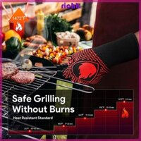 ⚝⚝Găng Tay Thịt Nướng Richh Găng Tay BBQ Treo Chịu Nhiệt Cho Bếp Nướng Nướng Nướng Lò Vi Sóng Sửa Chữa Xe