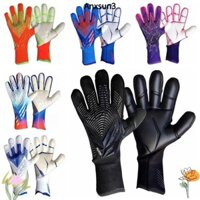 Găng tay thủ môn 1 cặp ANXSUN3, Găng tay thủ môn cao su dày dành cho người lớn, Găng tay bóng đá bảo vệ ngón tay chống trượt thoáng khí bền bỉ