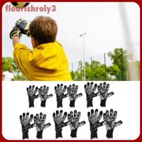 Găng tay thủ môn bóng đá Găng tay chuyên nghiệp chống va chạm màu đen Bảo vệ tay thoáng khí Phụ kiện thủ môn Găng tay thủ môn