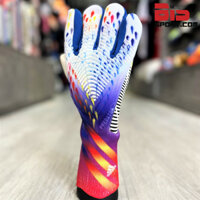 Găng Tay Thủ Môn Chuyên Nghiệp - Adidas Predator Pro Hybrid WC 2022 - Tím Trắng Cam - Độ Bám Dính Trên Cao