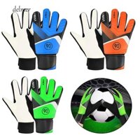 Găng tay thủ môn DELMER Trẻ em Unisex Full Finger Bảo vệ tay dày Bé trai Bóng đá Glvoes