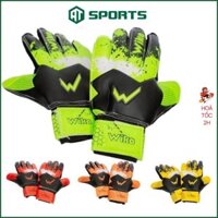 Găng Tay Thủ Môn WIKA NEON - Bao Tay Bóng Đá Bám Dính Cao, Êm Tay