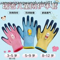 Găng Tay Trẻ Em Bắt Biển Cua Chuyên Dụng Chống Cắn Kẹp Chống Thấm Nước Ngoài Trời Thú Cưng Lao Động Chọn Làm Vườn Thiết Bị Bảo Vệ