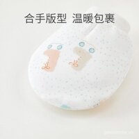 Găng tay trẻ sơ sinh Micro Lion Muni mùa đông chống trầy xước mặt ấm bông mới cho trẻ sơ sinh bảo vệ tay chống cắn đồ dùng trẻ em