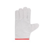 Găng tay vải dày 2 lớp chịu mài mòn lao động giáp trắng 24 dây hàn cắt địa điểm xử lý công việc bảo hộ lao động bảo vệ máy hàn mig jasic 250e hàn tig và hàn mig Phụ kiện máy hàn