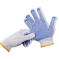 Găng Tay Vải Phủ Hạt Nhựa PVC Đa Dạng Màu Sắc – NGTV00038