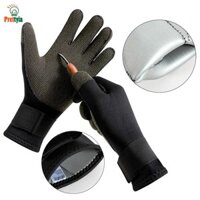 Găng tay Wetsuit Neoprene 3mm Găng tay năm ngón Tay Bảo vệ tay Găng tay lặn biển ấm áp để lót nước thể thao Lướt sóng