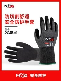 găng tay xây dựng NXG găng tay chống cắt chống cắt dày chống cắt lặn công nghiệp nghệ thuật ngoài trời dao khắc gỗ chế biến gỗ chống cưa máy giá găng tay bảo hộ găng tay cao su bảo hộ dài