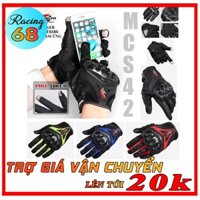 Găng Tay Xe Máy Dài Ngón Có Gù Cảm Ứng PROBIKER - Găng Tay Cảm Ứng Bảo Hộ