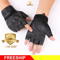 Găng tay xe máy đi phượt cụt 5 ngón chống nắng BTV20 bao tay chống nắng nam cao cấp gù PU mềm đủ size