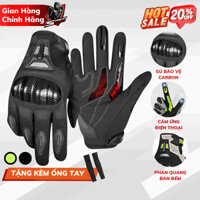 GĂNG TAY XE MÁY GÙ SỢI CARBON SRED GLOVES 01 - BAO TAY CHỐNG NÓNG CHỐNG TIA UV CHÍNH HÃNG - ĐỦ MÀU