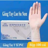 Găng Tay Y Tế Intco Bền Dai Hộp 100 Chiếc, Găng Tay Spa Màu Trong Cao Cấp Hộp 100 Chiếc (50 Đôi)