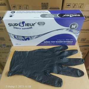 Găng tay y tế không bột Nitrile Supérieur