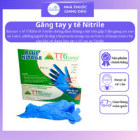 Găng tay y tế Nitrile màu xanh đậm 4.5gr TTgloves