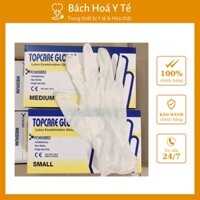 Găng tay y tế Topcare glove chính hãng của Malaysia hộp 50 đôi