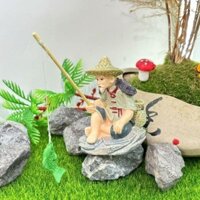 Gang Thái Công Câu Cá Ông Già Cá Cảnh Quan Rockery Trang Trí Phòng Khách Nhân Vật Sân Nhựa Cây Cảnh Trang Trí Ao Cá20250307