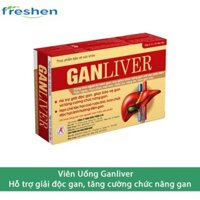 GANLIVER - Hỗ Trợ người bị suy gan , bảo vệ sức khỏe gan hộp 20 viên